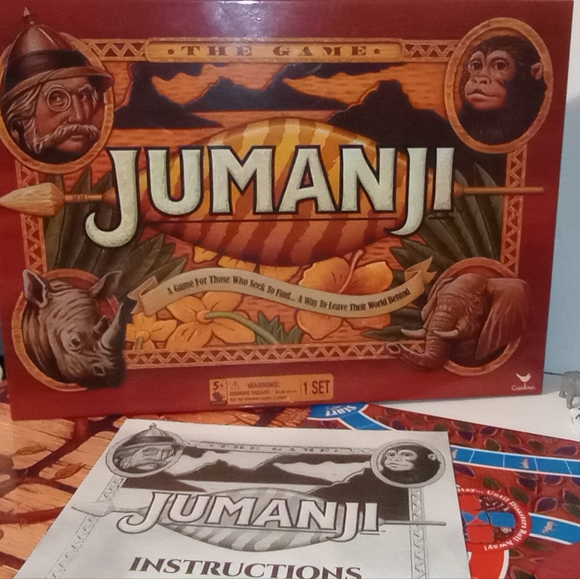 Jumanji Game 100% Complete Classic Adventure Board Family Game - Picture 8 of 13